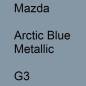 Preview: Mazda, Arctic Blue Metallic, G3.